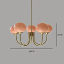 Axyaa Vintage Pink Bedroom Pendant Light - Medieval Style Cream Fixture