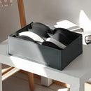 Axyaa Clothing Organizer Box for Underwear Socks Bras Pants Scarves Ties Jeans & more