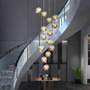 Axyaa Modern Living Room Chandeliers LED Ceiling Hanging Lights Indoor Lighting