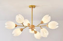 Axyaa Light Luxury Chandelier for Living Room Dining Master Bedroom, High-end Ceiling Lamp
