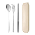 Axyaa Stainless Steel Tableware Set - Knife Fork Spoon Flatware Boxecc