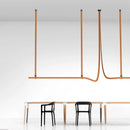 Axya Leather Belt Pendant Light - Minimalist Hanging Lamp for Kitchen, Restaurant & Coffee Art Deco