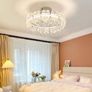 Axyaa Postmodern Crystal Ceiling Light: Elegant LED Nordic Room Fixture