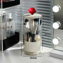Axyaa Makeup Brush Holder with Dustproof Lid - Vanity Organizer for Cosmetic Storage