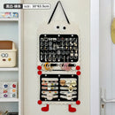 Axyaa Felt Jewelry Display Organizer Wall Mounted Hair Bow Holder