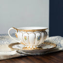 Axyaa Camellia Ceramic Coffee Mug - European Court Luxury Latte Cup