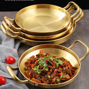 Axya Golden Seafood Rice Pan with Handle
