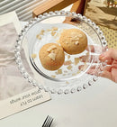 Axyaa Glass Plate Set - Breakfast, Fruit Salad, Dessert Cake, High-End Home Use