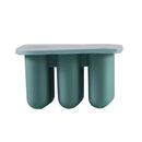 Axyaa Small Ice Pillar Mold Silicone with Cover for Easy DIY Ice Blocks.