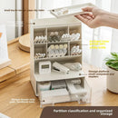 Axyaa Desktop Pencil Holder Organizer with Divided Drawer for Office and Students