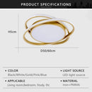 Axyaa LED Ceiling Light: Dimmable Creative Design for Living Room, Bedroom, Dining Room Lighting