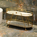 Axyaa Gold Vanity Organizer for Bathroom Coutertop and Makeup Storage
