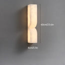 Axyaa Marble Accent Wall Sconce for Elegant Living Spaces