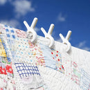 Axyaa Beach Towel Clips Set - Heavy Duty Quilt Clamp for Drying Towels & Blankets