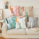 Axyaa Bohemian Tufted Cushion Cover for Sofa, Removable Washable Pillowcase