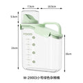 Axyaa Grain Storage Container with Measuring Cup - Sealed Rice Jar & Food Organizer