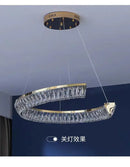Axyaa Crystal Restaurant Light 2025 - Modern LED Bedroom Living Room Lighting