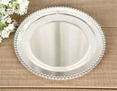 Axya Silver Plated Dessert Tray - Elegant Cake Stand for Wedding Party Display