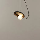Axyaa 3D Floating Ball Chandelier - Nordic Retro Pendant Light for Living Room
