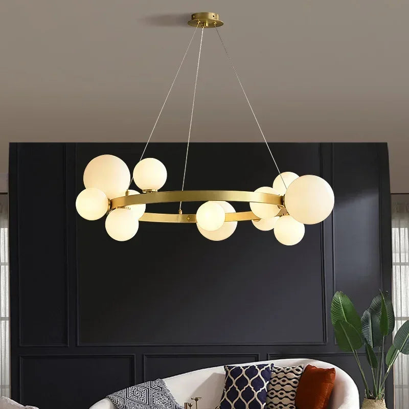 Axyaa Adjustable Hanging Chandelier for Home Decoration