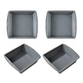 Silicone Square Cake Plate - Axyaa Non-Stick Brownie Pot with Anti-Slip Handle