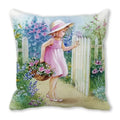 Axyaa Spring Animal Cushion Cover - Fairy Tale Theme