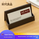 Axyaa Desktop Shelf Box: Simple Business Card Organizer for Office Storage