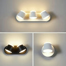 Axyaa LED Swivel Wall Sconces, Aluminum Up Down Light, 3000K Warm White, 6500K White