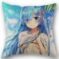 Axyaa Cotton Linen Square Decorative Pillowcase Pillow Covers Cases for Home Decor