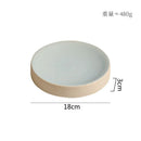 Axyaa Ceramic Cylindrical Plate Set Ideal for Pasta, Desserts, Snacks, Steaks, Sushi, and Molecular Cuisine