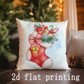 Christmas Funny Print Pillow Covers by Axyaa - Sofa Bedroom Car Cushion Cover