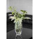 Axyaa Clear Glass Vase 12.6" - Heavy Duty, Durable, Made in Europe