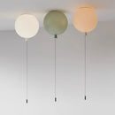 Axyaa Cartoon Balloon Ceiling Lamp for Kids Room, Kindergarten Children's Rope Pull Switch Light