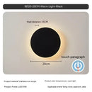 Axyaa LED Touch Sensor Wall Lamp - Modern Minimalist Style for Bedroom, Staircase, Porch