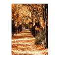 Autumn Forest Squirrel Landscape Canvas Wall Art Print Home Decor by Axyaa