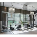 Axyaa Wave Tassel Chandelier: Nordic Minimalist Luxury for Art Study and Bedroom