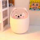 Axyaa Bear Desktop Organizer with Lid & Pen Holder - Cute & Multifunctional
