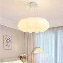 Axyaa Round Cloud Ceiling Light - Milky White LED Fixture
