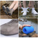 Axyaa Waterproof Silicone Shoe Cover Outdoor Anti-slip Rain Boots Reusable Footwear