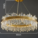 Axyaa Crystal Ceiling Chandeliers: Modern Dining Room Pendant Light for Living Room Lighting