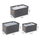 Axyaa Large Capacity Foldable Pants Storage Box - Clothing Organizer