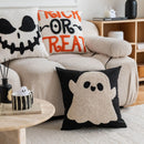 Halloween Pumpkin Embroidery Throw Pillowcase for Sofa Décor - Axyaa