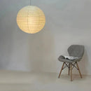 Axyaa Japanese Wabi-sabi Style Paper Lantern Chandelier for Bedroom and Living Room