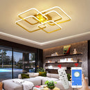 Axyaa Triangle LED Ceiling Lamp for Modern Living Room Bedroom