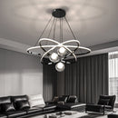 Axyaa Modern Dining Room Chandelier Ceiling Light Pendant LED Indoor Lighting