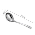 Axyaa Stainless Steel Soup Ladle Serving Colander with Long Handle