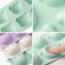 Silicone Bear Cake Mold by Axyaa: High Temp Oven Baking Tool for Baby Food