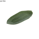 Axya Leaf Ceramic Dinner Plate Sushi Snack Tray Salad Bowl Fruit Plate