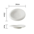 Axyaa Ceramic Salad Plate Set for Hotel Artistic Dining Experience