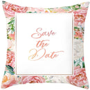 Axyaa Valentine's Day Parchment Pillow Set for Home Sofa, Square Pillowcase